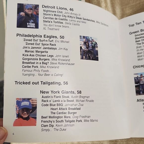 I Got Your Tailgate Party Right Here! Cookbook 2006 - Picture 6 of 11